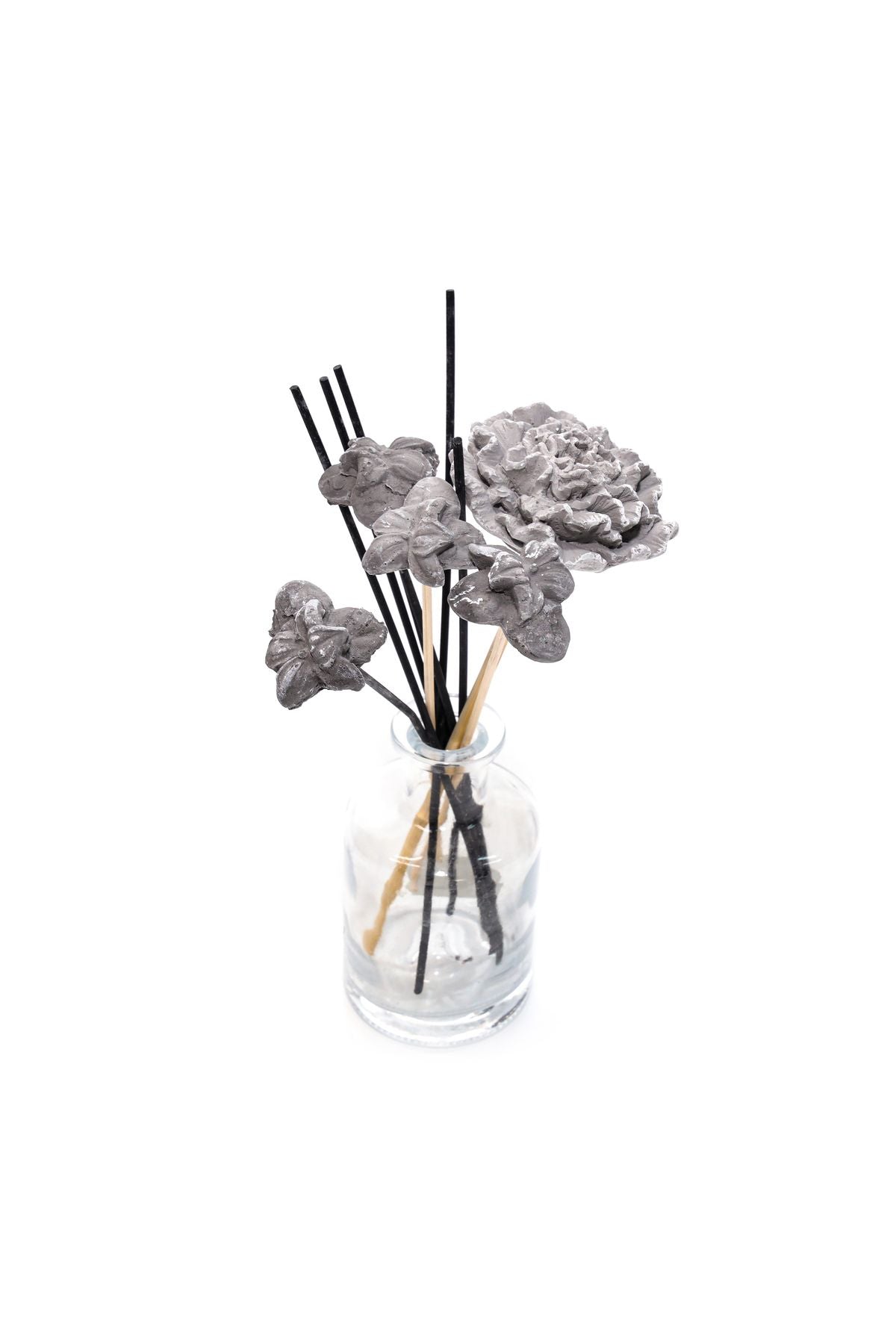 Missi Black Mixed Flower Stone 10-Piece Natural Bamboo Stick Set 2