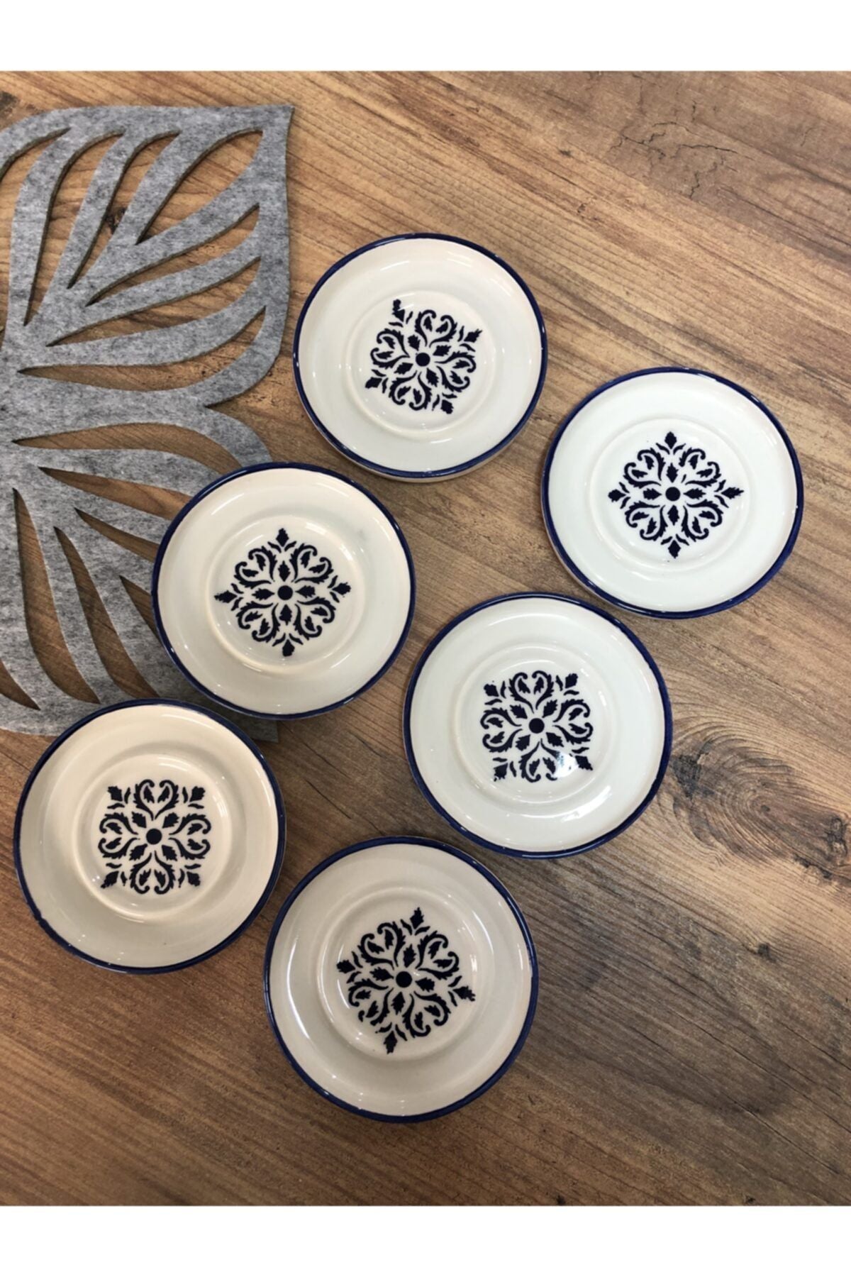 Yiğit Seramik Züccaciye Isırgan 6-Piece Tea Plate 2