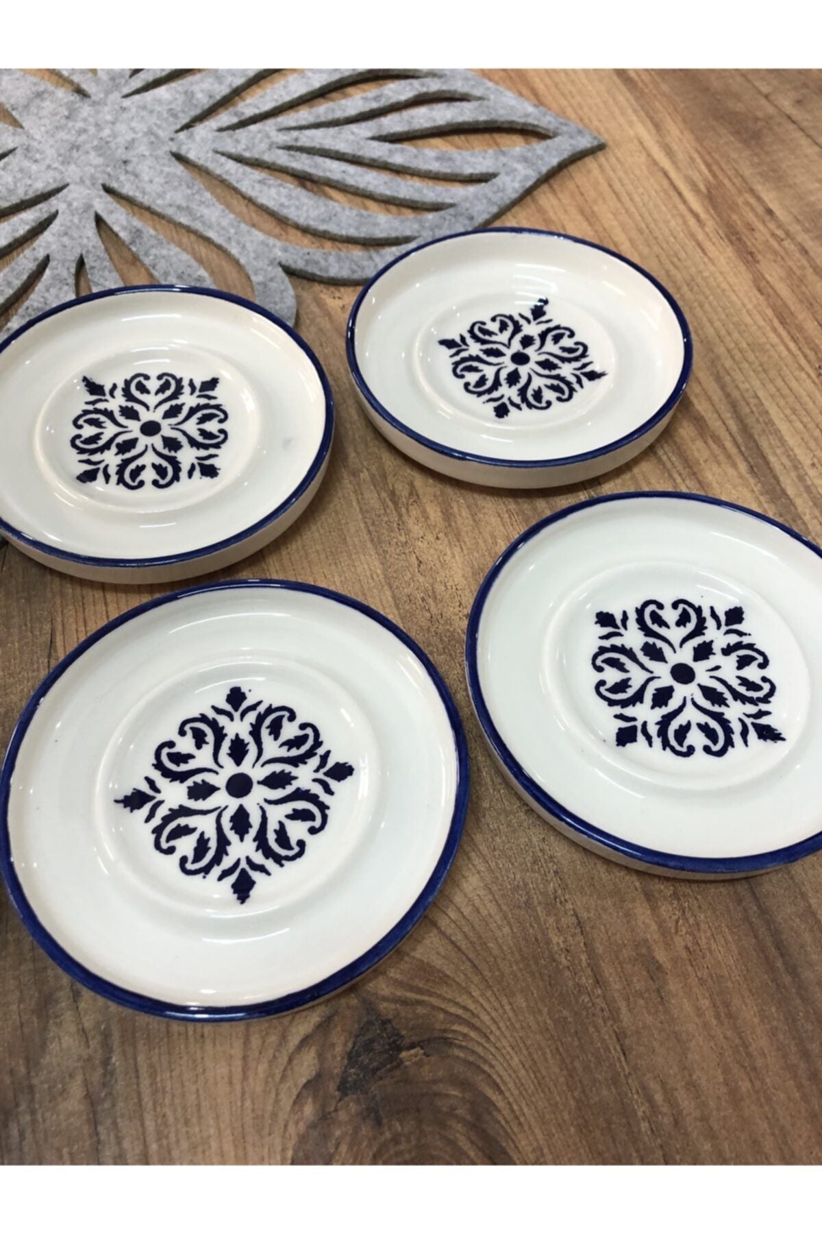 Yiğit Seramik Züccaciye Isırgan 6-Piece Tea Plate 4