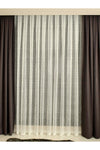 Cortibo Eko 8020 Patterned 1x2 Pleated Sheer Curtain 3