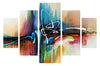 Decorative MDF Painting (5 Pieces) ST276 Multicolor 236MIR2929 2