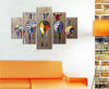 Decorative MDF Painting (5 Pieces) ST283 Multicolor 236MIR2936 1