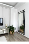 EFFE YAPI DEKOR Black Metal Framed 180x80 Cm Decorative Mirror 4