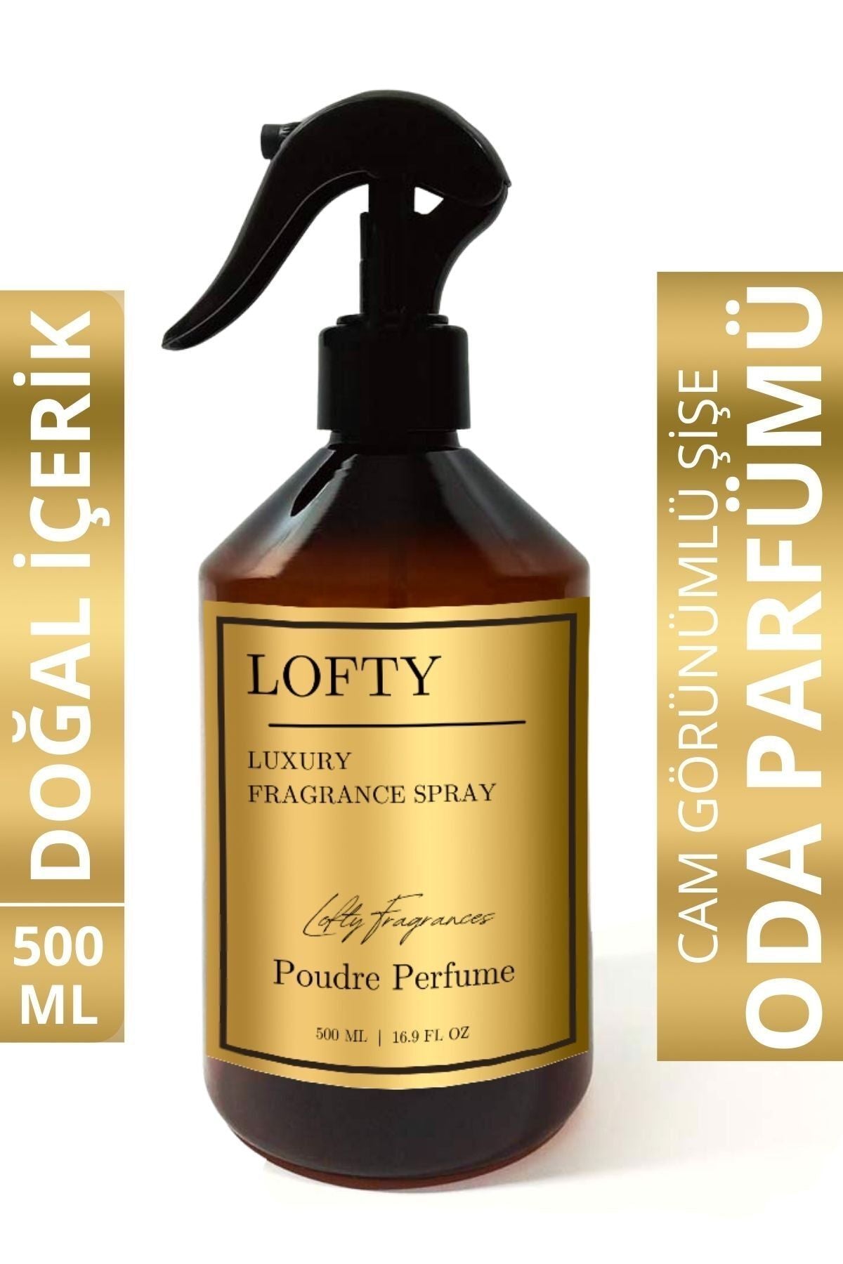 Lofty Pudra Room And Laundry Spray Room Perfume, Room Fragrance, Odor Eliminator Poudre Perfume 500ml 6