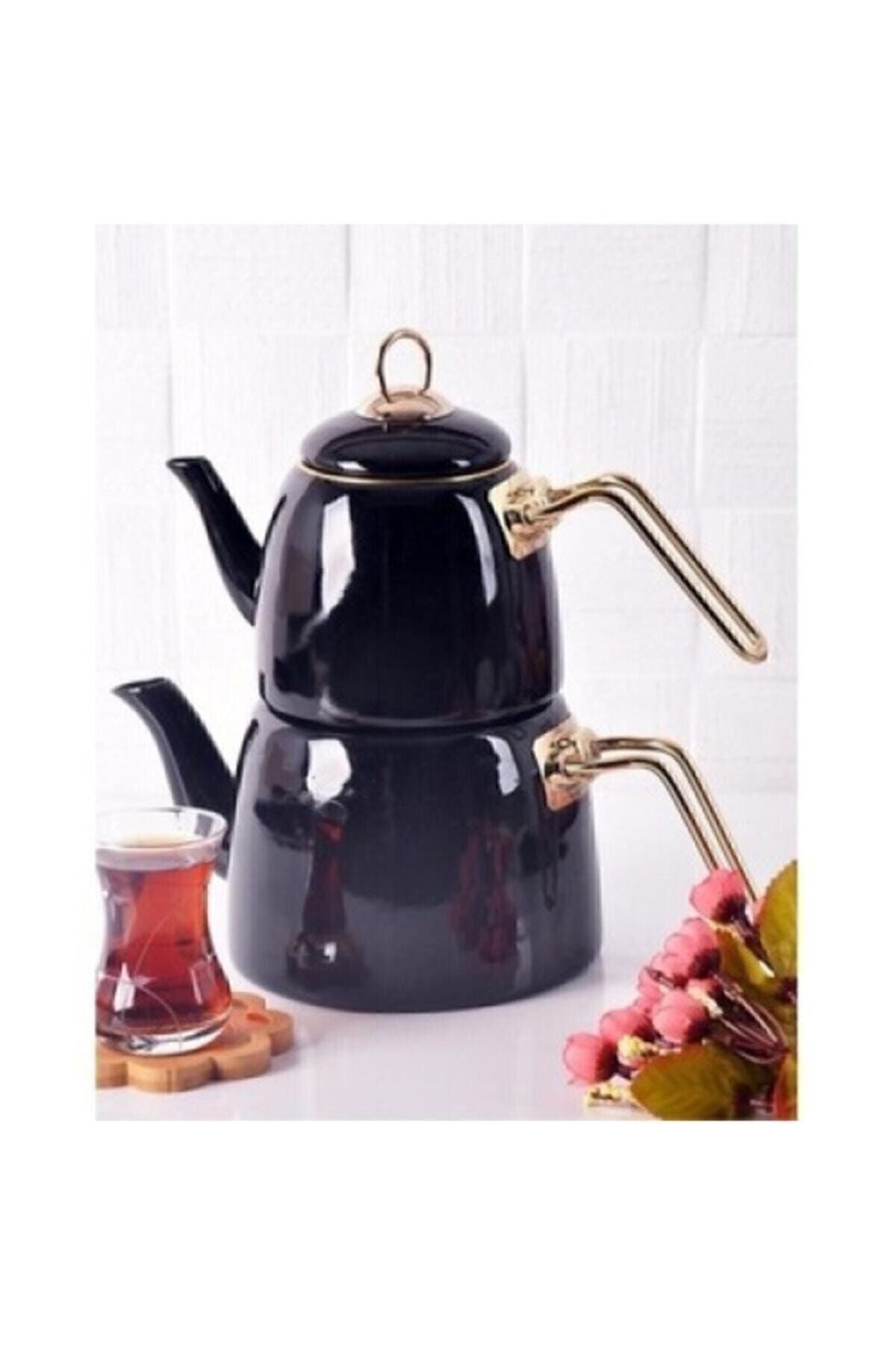 Paçi Enamel Teapot Black 2