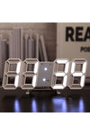 Valkyrie White LED Digital Decorative Desk Or Wall Clock 2