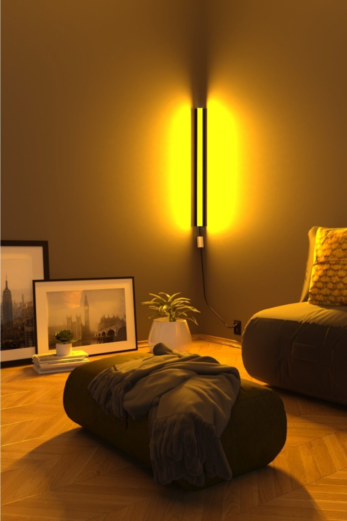 Neeko Remote Controlled Corner RGB LED Lamp 5