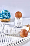 FBZhome Glass Decorative Ball-Lid Cotton Swab And Cotton Jar 300 Ml 3