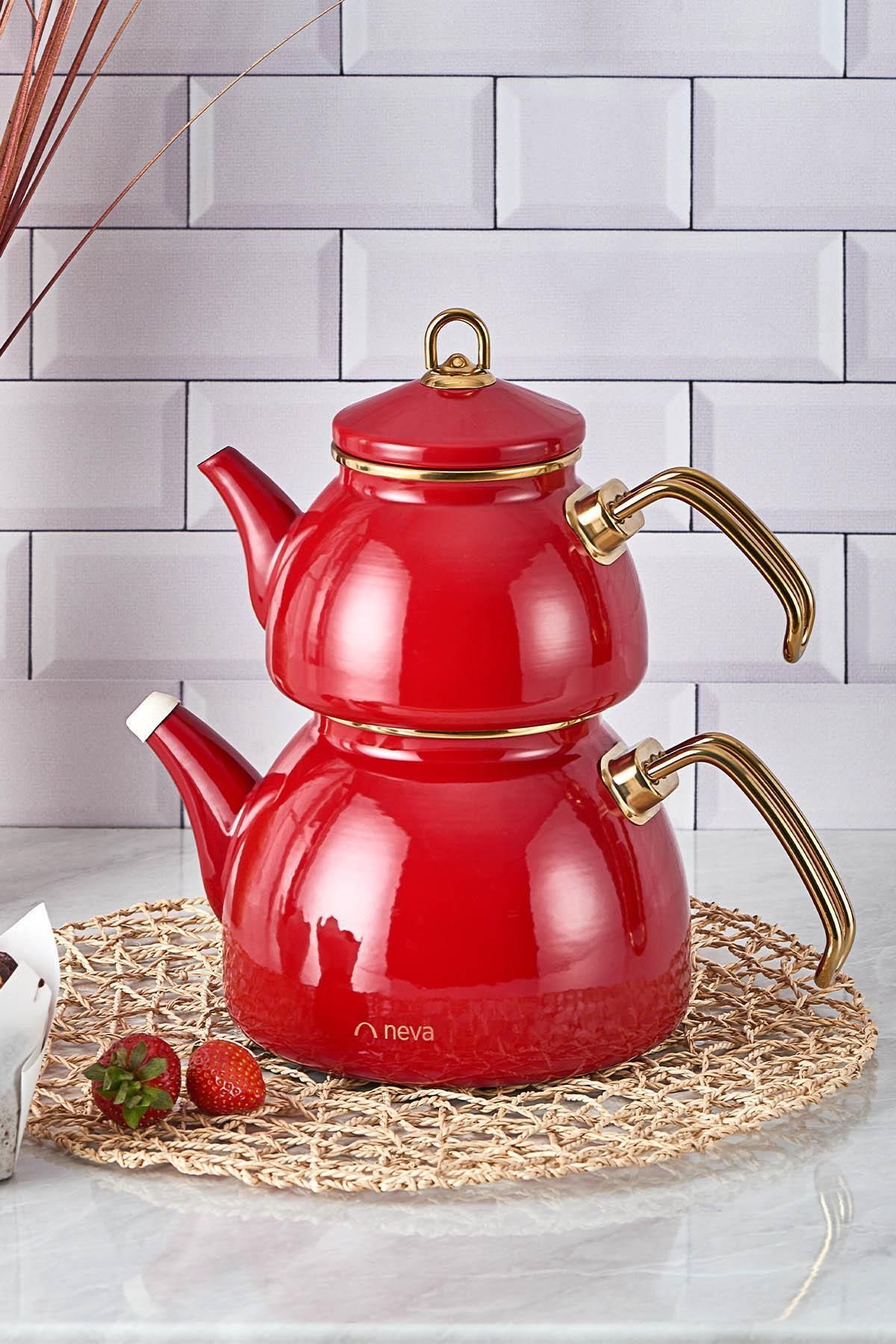 Neva N3176 Pitaya Havana Enamel Teapot Set 1