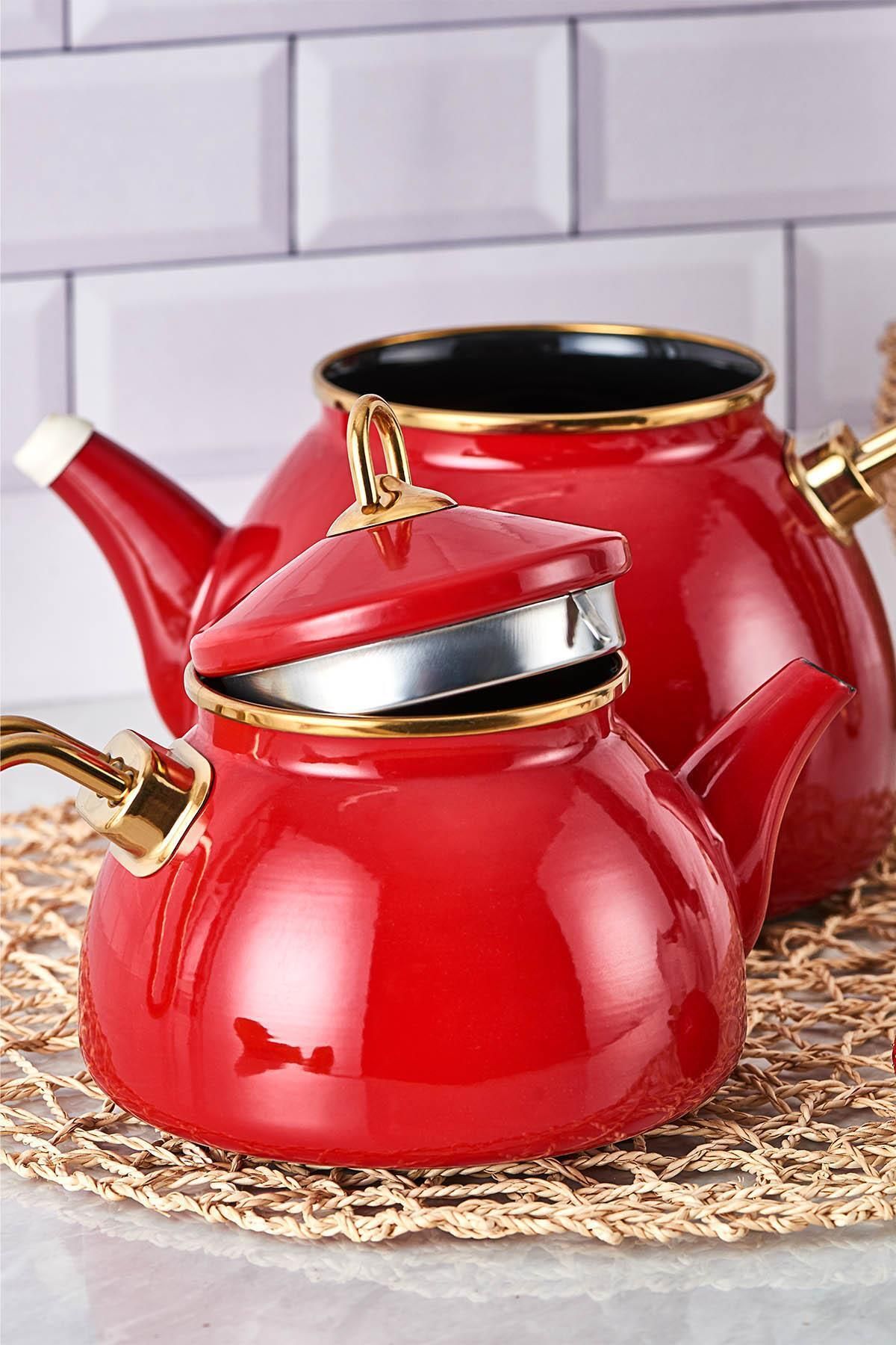 Neva N3176 Pitaya Havana Enamel Teapot Set 6