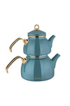 Neva N3170 Menthol Havana Enamel Teapot Set 7