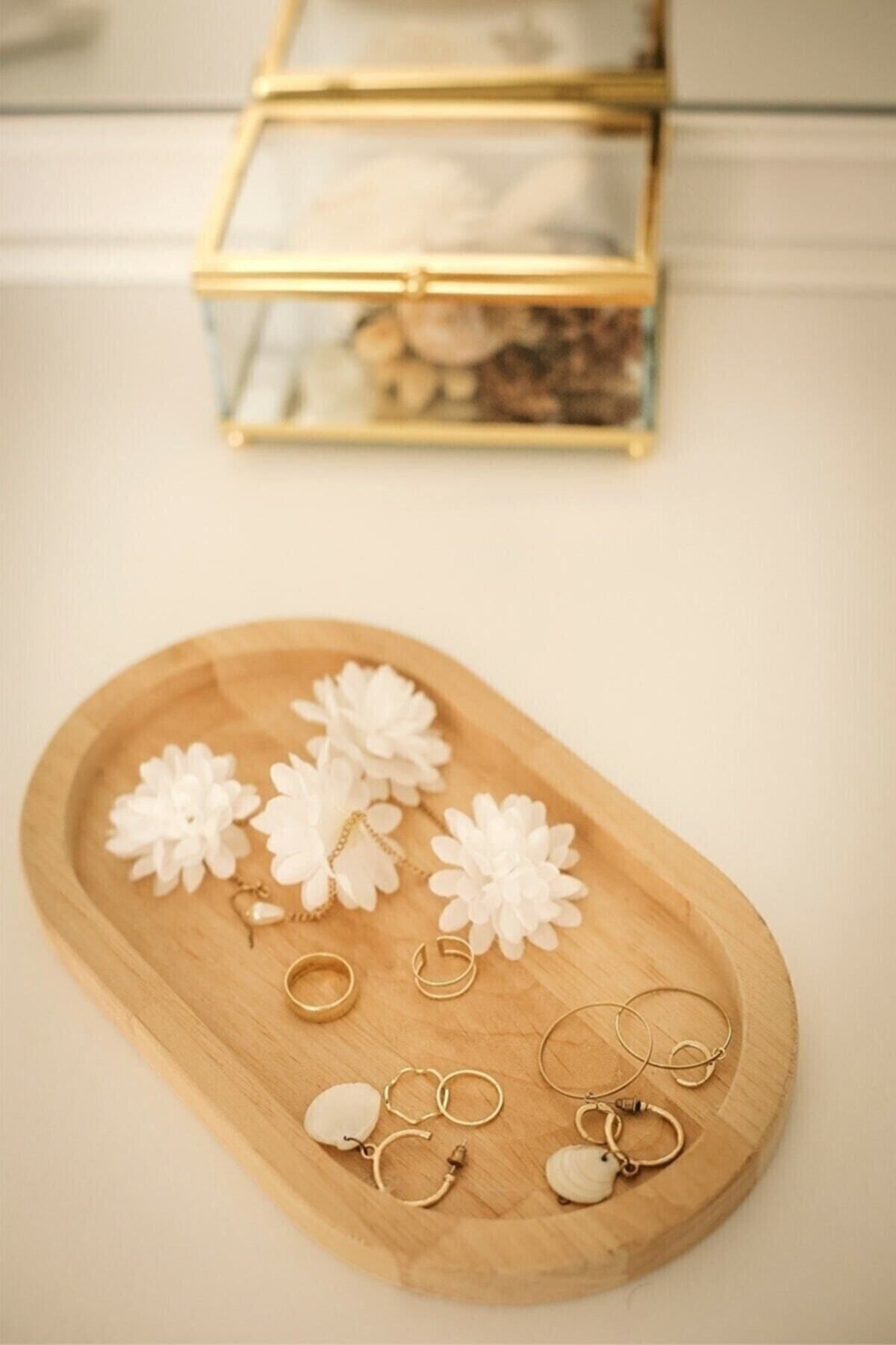 LİONSE Entrance Key Holder Snack Serving Tray Single 3