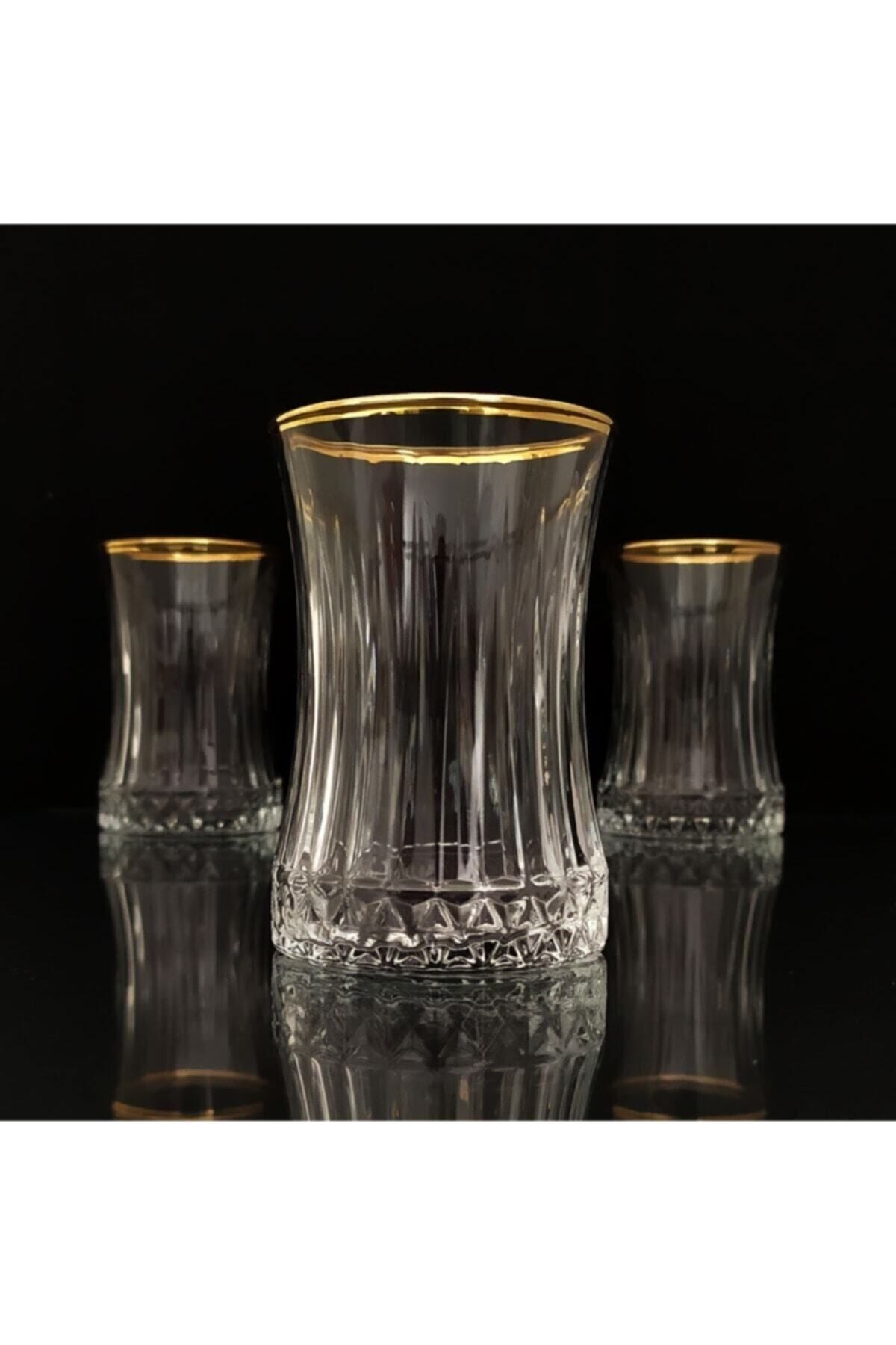 Paşabahçe Elysia Tea Glass Gold Plated - Set of 6 42901 2