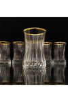 Paşabahçe Elysia Tea Glass Gold Plated - Set of 6 42901 4