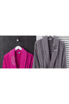 B2B Plus 100% Cotton Embroidered 4-Piece Family Bathrobe Set 2