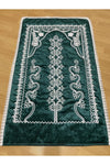 AYHANHOME Green Velvet Bridal Set Prayer Rug 2