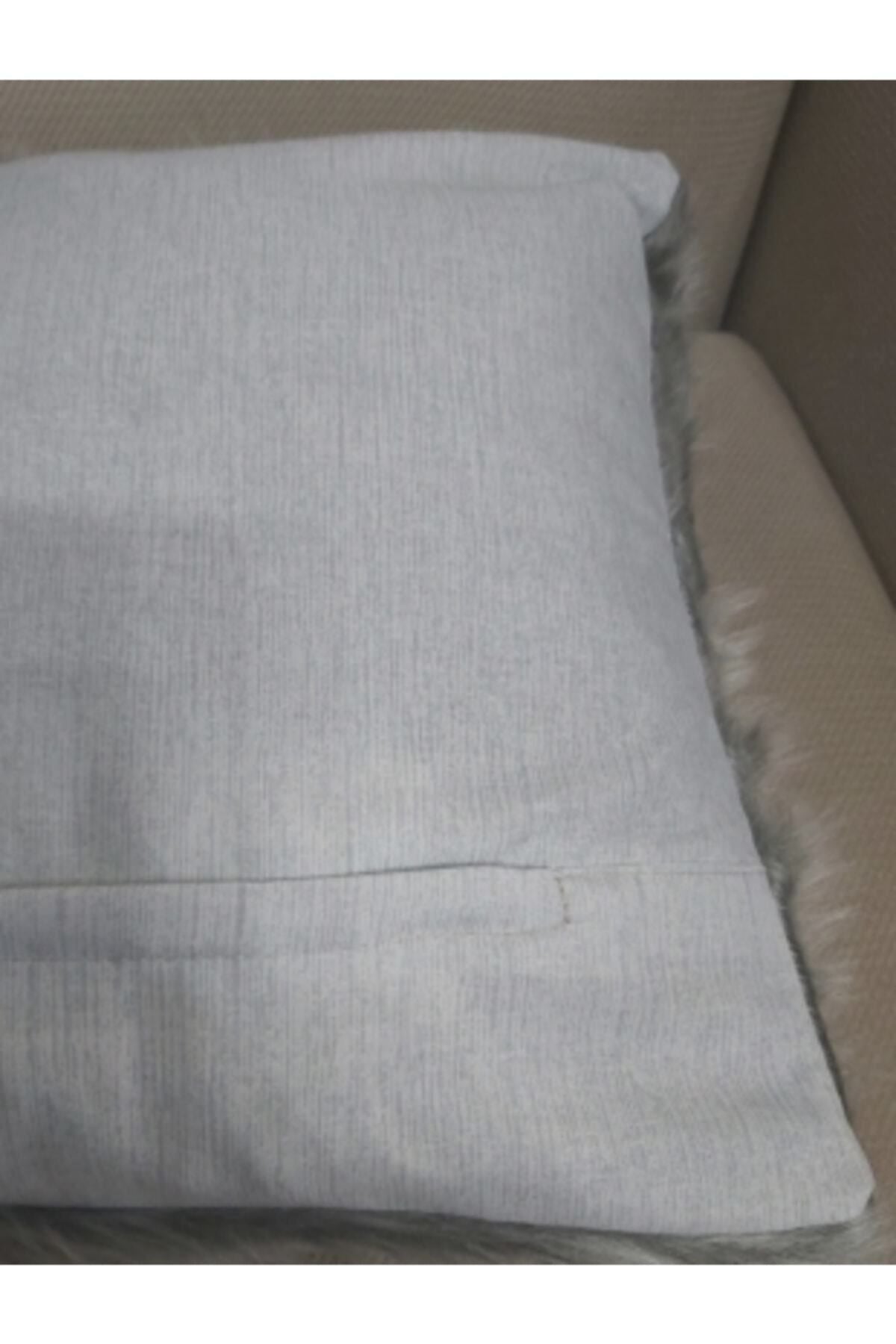 Lostello Home Rectangular Plush Pillow Cover - Light Gray - 35*50 2