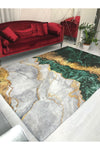 MEKA TEKSTIL Yeni Model Emerald Marble Rug Cover 2