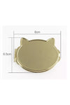 Zemtigo Cat Design Cosmetic Pocket Mirror with Cover 7