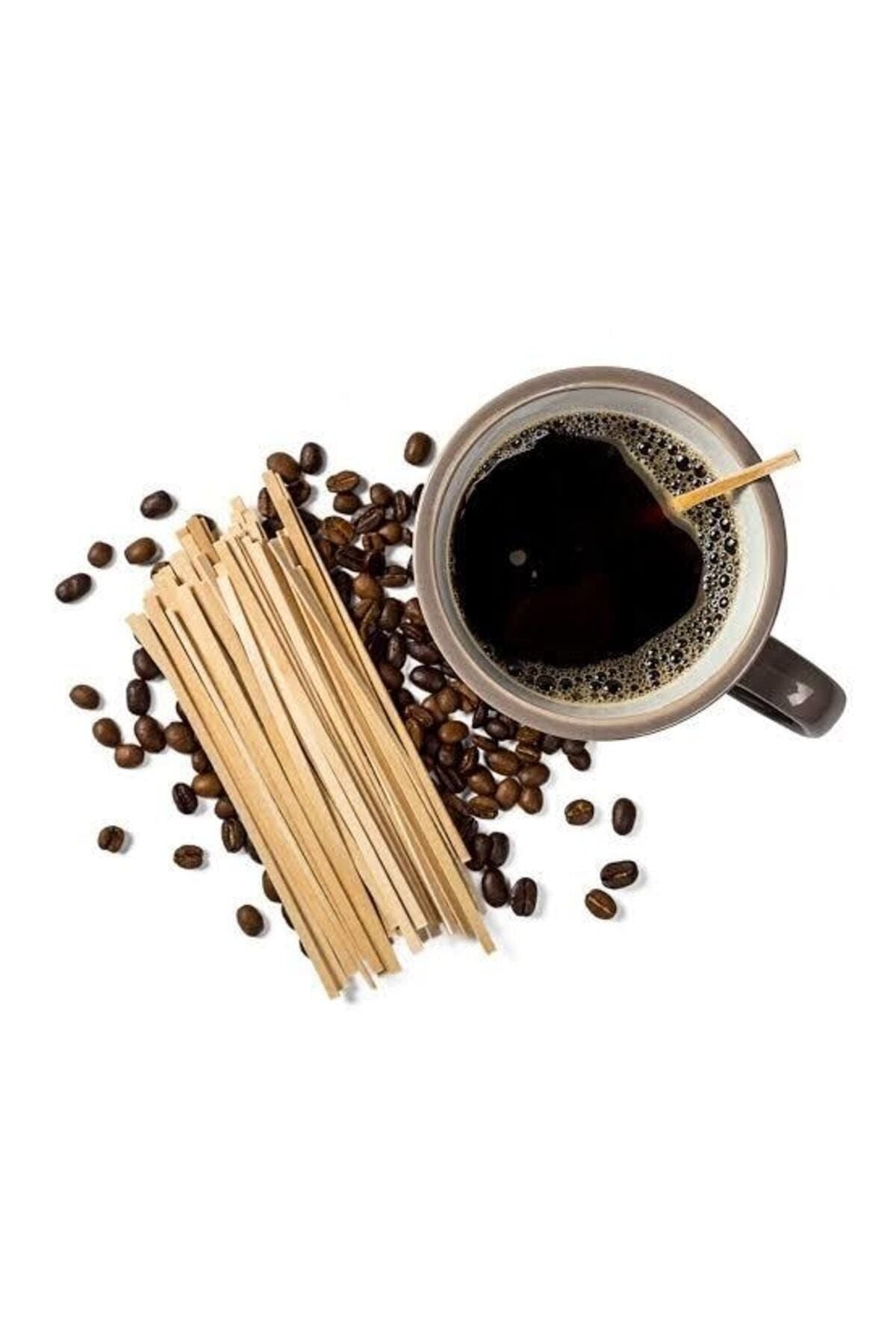 Partisüs 2000-Piece Hygienic Wooden Stirring Stick for Tea and Coffee 4