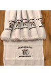 Yörük Tuhafiye Wedding Towel Car Towel Convoy Towel, Satin Ribbon Gifted, 12 Towels Packaged, Heart Patterned 6