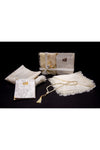 AYHANHOME Bridal Dowry Gift Set with Embroidered Prayer Cover, Taffeta Prayer Rug, Yasin, and Rosary 2