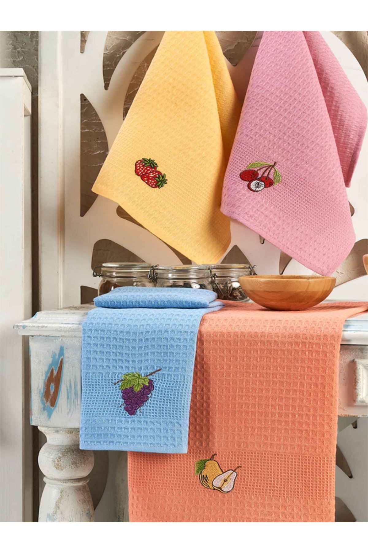 Rebeka 6-Piece Kitchen Drying Towel Fruit Set 4