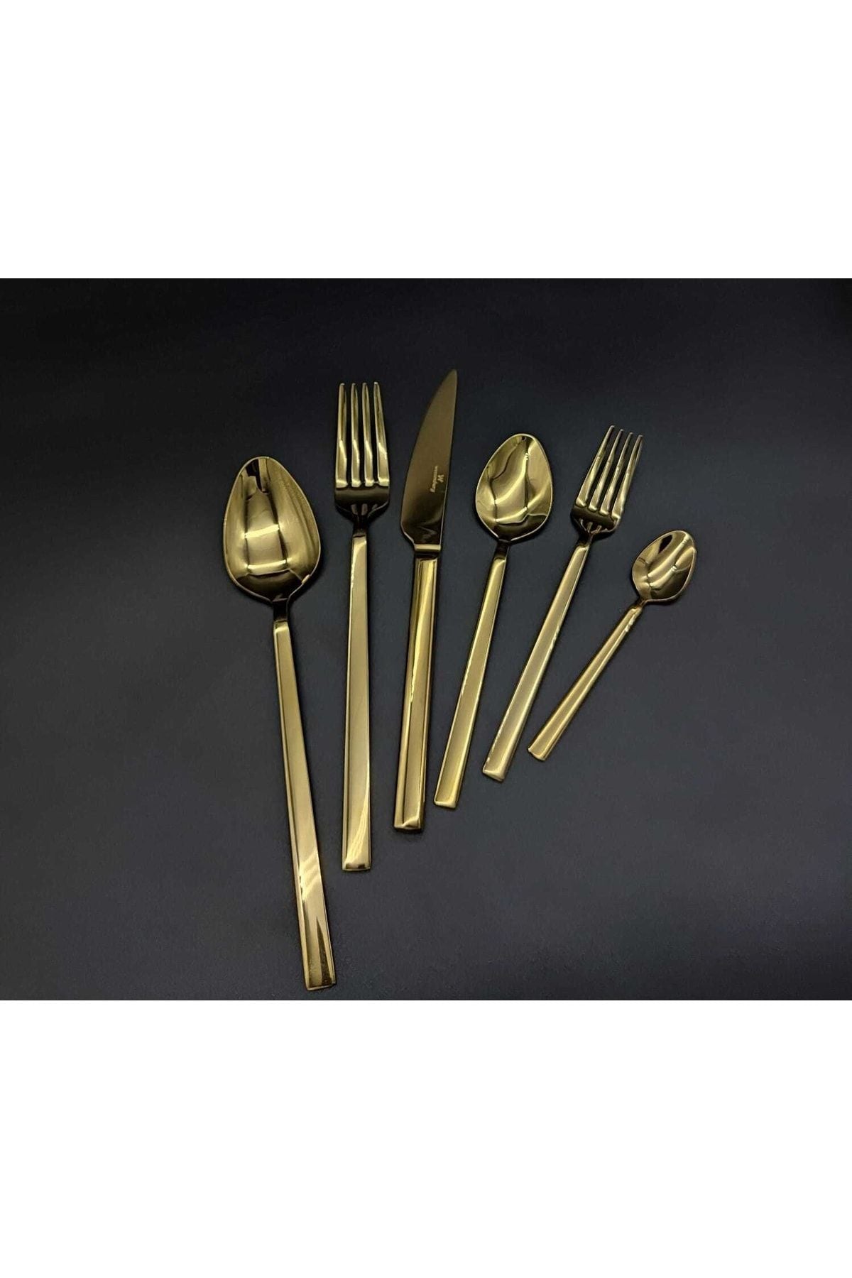 Wessenburg Berlin 36-Piece Titanium Gold Cutlery Set 2