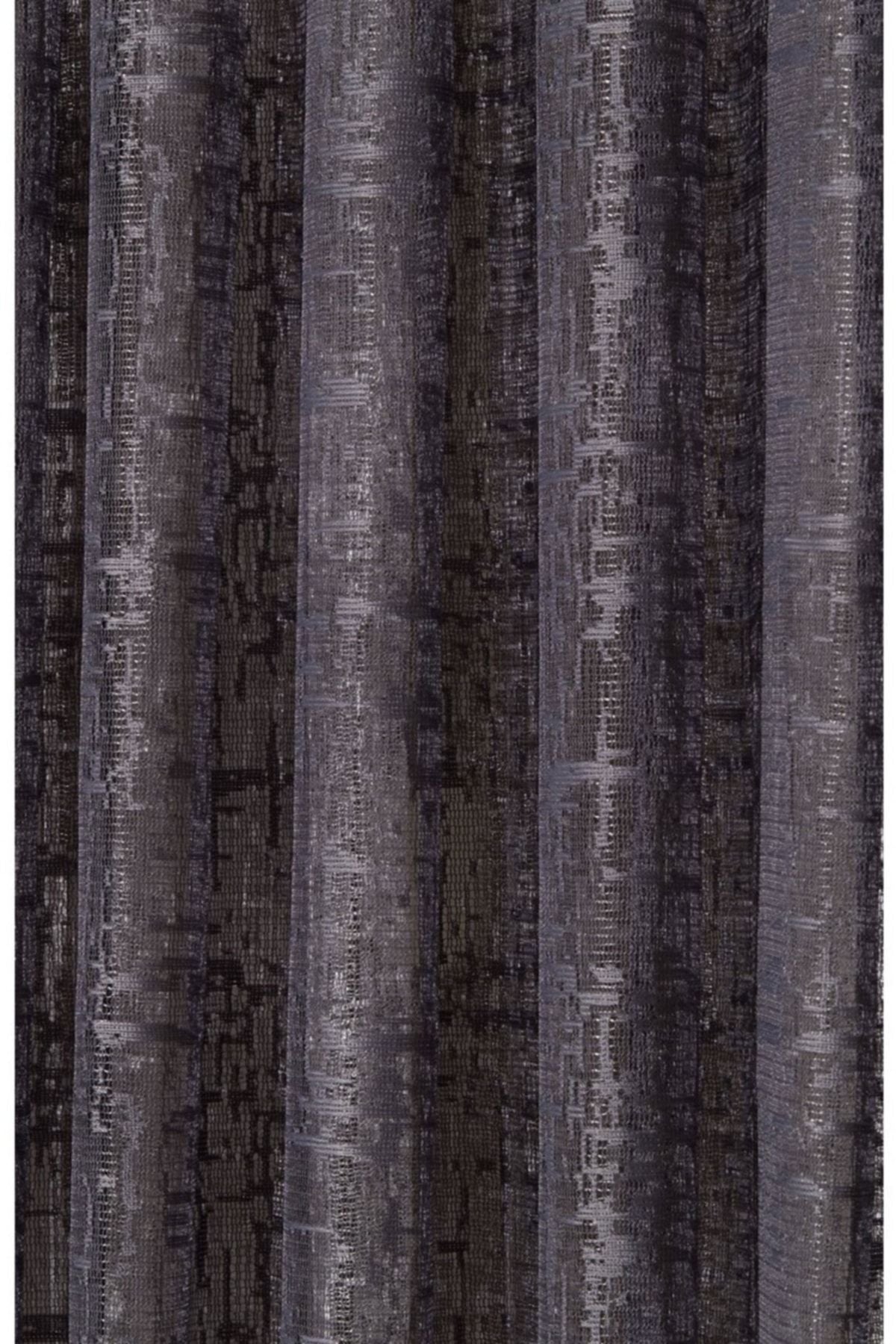 Beythome Gray Mosaic Lace Tulle Curtain 2 Panels 4