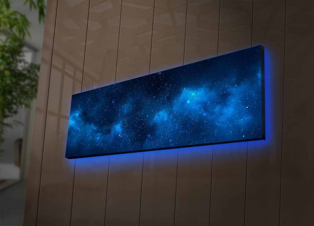 Decorative Led Lighted Canvas Painting 3090NASA-017 Multicolor 254LED4317 1