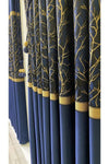 Fon Dünyası Pano Curtain Panel Navy Gold (Single Panel) 4