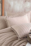 Nordqueen 100% Cotton Double Bed Tassel Duvet Cover Set 1