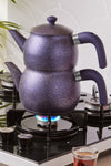 Karaca Biogranit Steel Plus Teapot Set with Bakelite Handle Purple 2