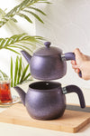 Karaca Biogranit Steel Plus Teapot Set with Bakelite Handle Purple 3