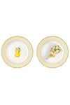 Madame Coco Pear Patterned 6-Piece Pastry Plate Set 3