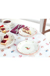 Madame Coco Cherry Patterned 6-Piece Dessert Plate Set 2