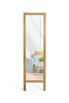 YLC HOME DEKOR Standing Full-Length Mirror Solid Wood 41x145cm 2