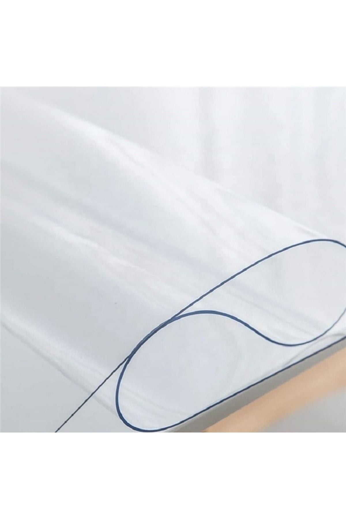 ERKSOLHOME Transparent Thick Tablecloth 1.4 mm (Odorless) (Real Thickness) Cover Protector 1