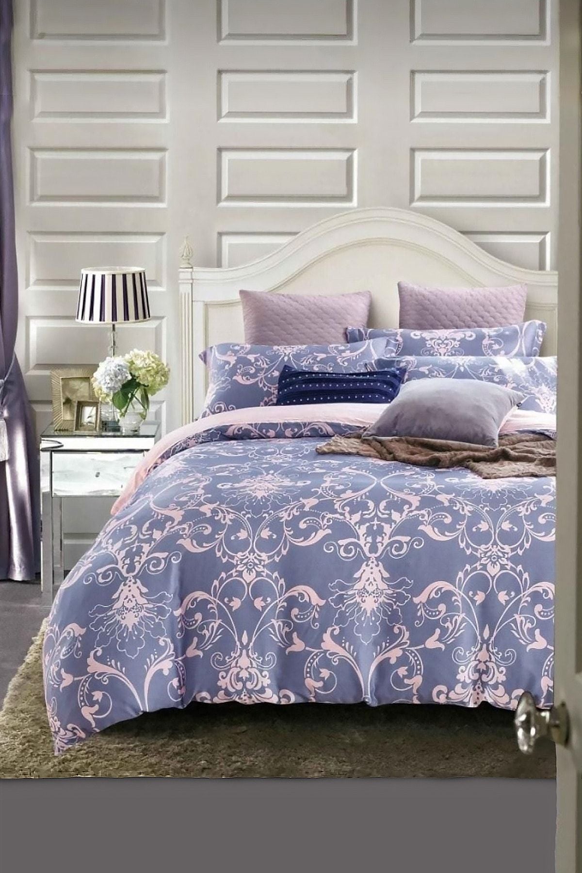 Always Double Sided Fitted Sheet Double Bed Duvet Cover Set 2