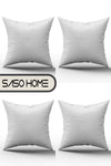 SasoHome Quality Fiber Filled 50x50 Cm 4-Pack Pillow Inserts (Suitable For All Cushions) 3