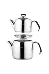 Mamma Fiore Maxi Size Silicone Handle Steel Teapot Set 7