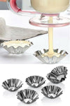 KÜÇÜK EW 12-Piece Stainless Steel Cake And Cookie Mold (12 Pieces) 1