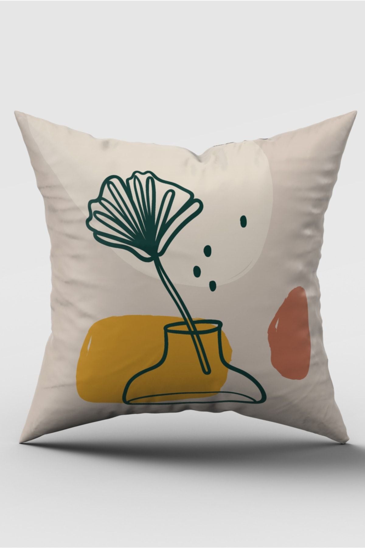 SasoHome Imaginary Surreal Flowers 3D Digital Printed Quality Cushion Cover 3