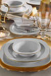 Kütahya Porselen Tetra 6 Person 24 Piece Gold Filigree Dinner Set 4