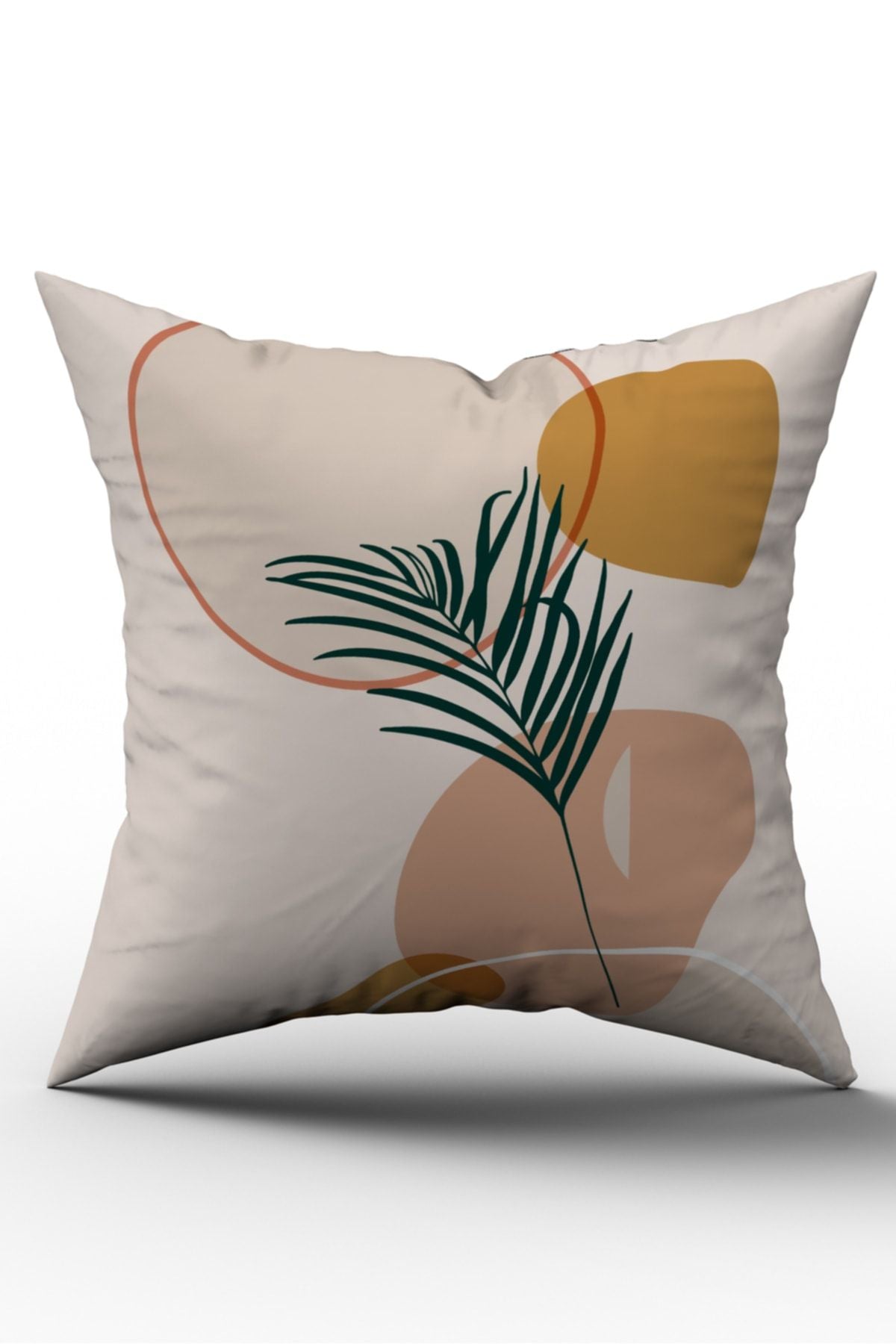 SasoHome Wild Leaves Tropical - 3D Digitally Printed Quality Pillow Cover 6