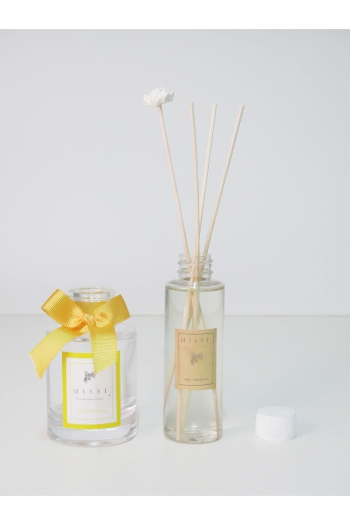 Missi 110 Cc White Soap Refill Essence And Bamboo Stick Set 3