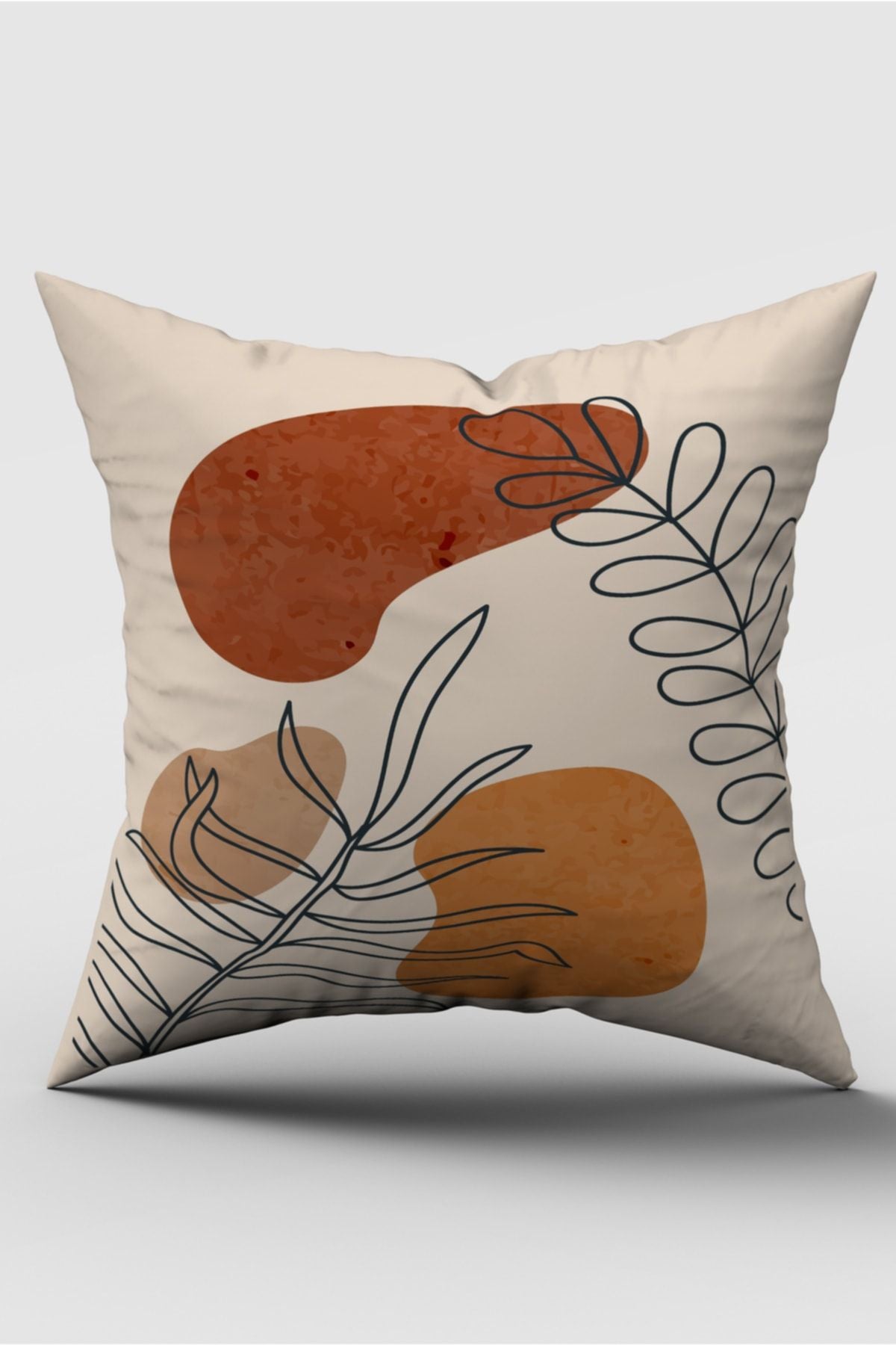 SasoHome Imaginary Surreal Flowers 3D Digital Printed High-Quality Pillow Cover 2