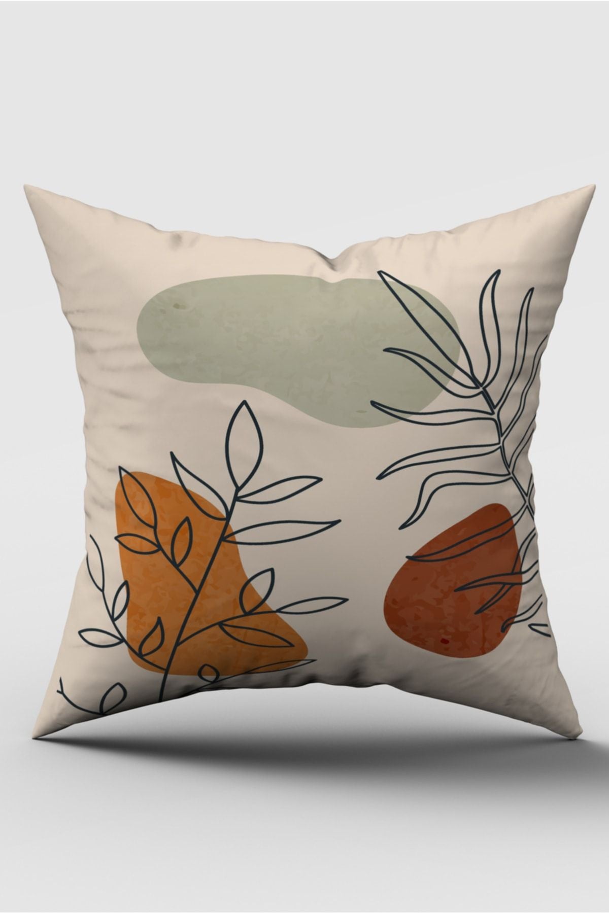 SasoHome Imaginary Surreal Flowers 3D Digital Printed High-Quality Pillow Cover 3