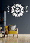 Pey Aksesuar Decorative Wall Clock Vase Painting 2