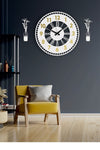 Pey Aksesuar Decorative Mirrored Wall Clock + Vase Picture 2